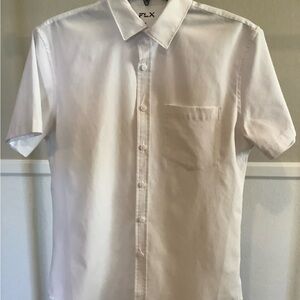 Men’s FLX Urban Commuter Short Sleeve Button Down Shirt